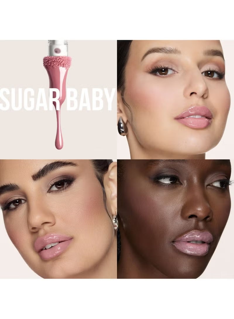 Huda Faux Filler Extra Shine Lip Gloss - Sugar Baby - Image 2